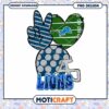 Detroit Lions Peace Love Football PNG