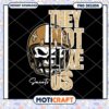 Saints Skull PNG They Not Like Us