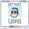 Detroit Lions Christmas Santa PNG 2 Detroit Lions Christmas Santa PNG