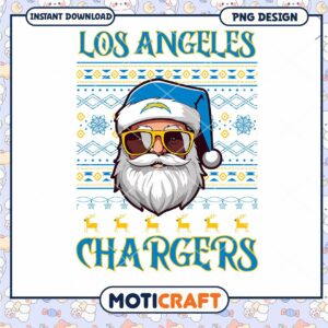 Los Angeles Chargers Christmas PNG