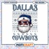 Dallas Cowboys Christmas Santa PNG 2 Dallas Cowboys Christmas Santa PNG