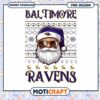 Baltimore Ravens Christmas Santa PNG 1 Baltimore Ravens Christmas Santa PNG