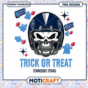Tennessee Titans Skull Halloween PNG