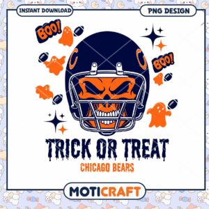 Chicago Bears Halloween PNG Design