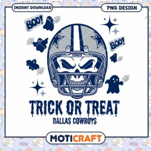 Dallas Cowboys Halloween PNG Design