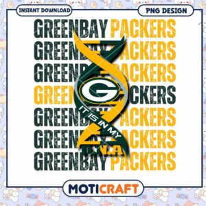 Green Bay Packers DNA PNG Design