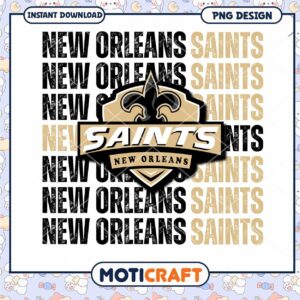 New Orleans Saints PNG Design Instant Download New Orleans Saints PNG Design Instant Download
