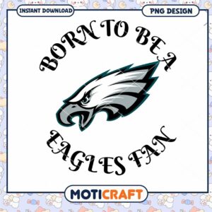 Eagles Fan PNG Design Instant Download