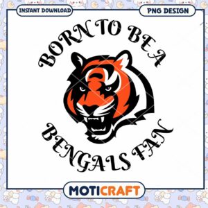Bengals Fan PNG Design Instant Download
