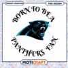 Carolina Panthers Fan PNG Design