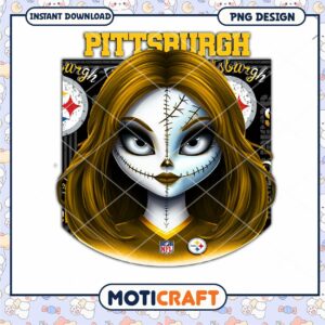 Pittsburgh Steelers Girl PNG Sublimation