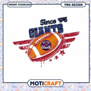 New York Giants PNG Design Since 1925