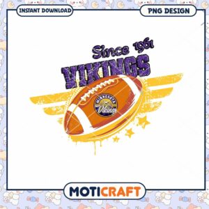 Minnesota Vikings PNG Design 1961