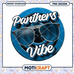 Carolina Panthers Vibe PNG Sublimation