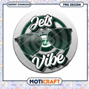 New York Jets Vibe PNG Sunglasses Design