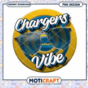 Chargers Vibe PNG Sublimation Design