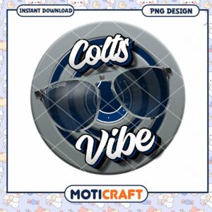 Colts Sunglasses PNG Design