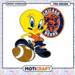 Tweety Bird Chicago Bears PNG