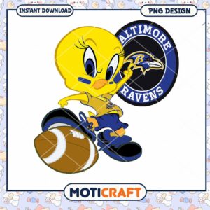 Tweety Bird Baltimore Ravens PNG