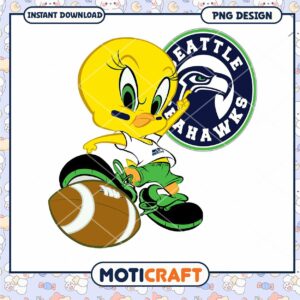 Tweety Bird Seattle Seahawks PNG