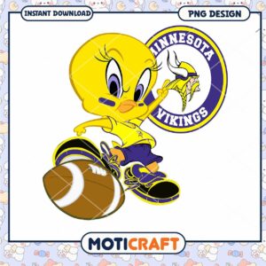 Tweety Bird Minnesota Vikings PNG