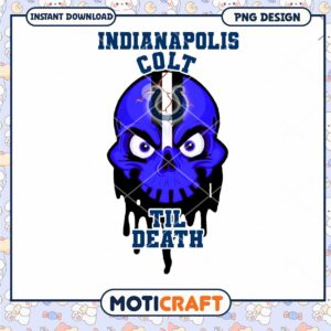 Indianapolis Colts Skull PNG Design Indianapolis Colts Skull PNG Design