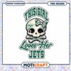 Cute Skull Girl Loves Jets PNG 1 Cute Skull Girl Loves Jets PNG