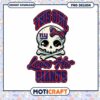 NY Giants Skull Girl PNG Design