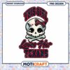 Cute Skull Girl Loves Texans PNG