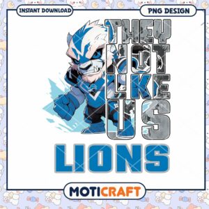 Lions PNG Sublimation Design They Not Like Us Lions PNG Sublimation Design They Not Like Us