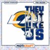Rams PNG They Not Like Us Design