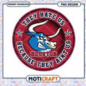 Houston Texas Bull PNG Design