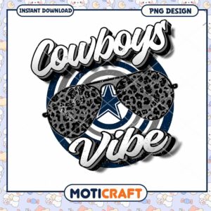 Cowboys Vibe Sunglasses PNG Design Cowboys Vibe Sunglasses PNG Design