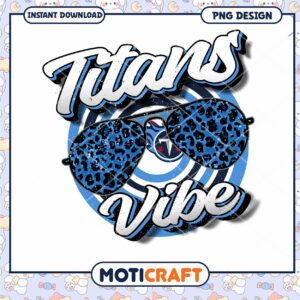 Titans Vibe Sunglasses PNG Design