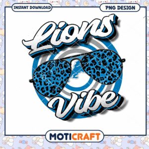 Lions Vibe Sunglasses PNG Design