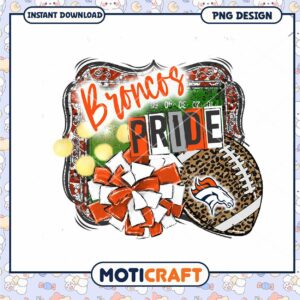 Broncos Pride PNG Sublimation Design