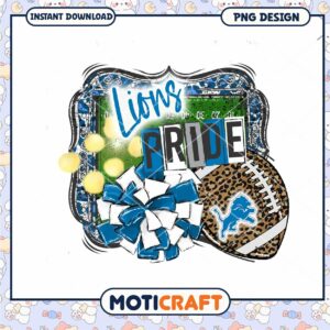 Lions Pride PNG Sublimation Design
