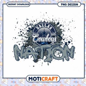 Dallas Cowboys Nation PNG Design