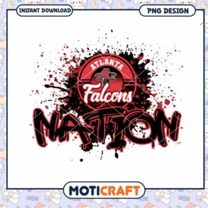 Atlanta Falcons Nation PNG Design Atlanta Falcons Nation PNG Design