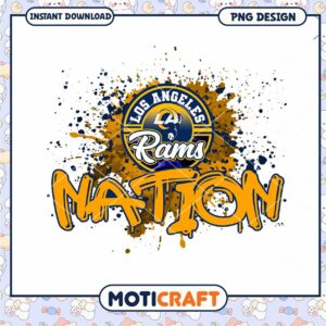 Los Angeles Rams Nation PNG Design Los Angeles Rams Nation PNG Design