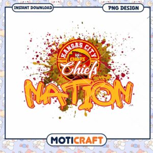 Kansas City Chiefs Nation PNG Design