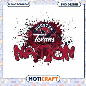Houston Texans Nation PNG Design