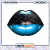 Carolina Panthers Lips PNG Design 1 Carolina Panthers Lips PNG Design