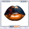 Orange Tiger Lips PNG Design 1 Orange Tiger Lips PNG Design
