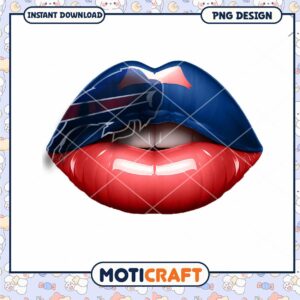 Buffalo Bills Lips PNG Design