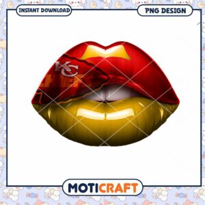 Kansas City Chiefs Lips PNG Design