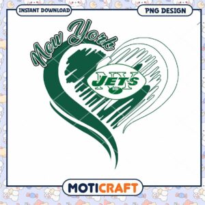 New York Jets Heart PNG Design New York Jets Heart PNG Design
