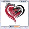 Atlanta Braves Heart PNG Design Instant Download 2 Atlanta Braves Heart PNG Design Instant Download