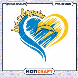 Los Angeles Chargers Heart PNG Los Angeles Chargers Heart PNG