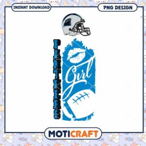 Panthers Girl PNG Sublimation Design